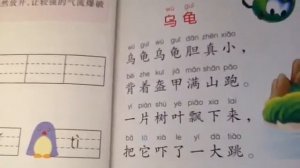 Стихи для детей на китайском. Черепашка. 乌龟