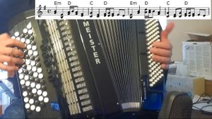 Боярский - Спасибо, родная - на баяне - кавер, разбор, ноты - Спасибо за день, спасибо за ночь