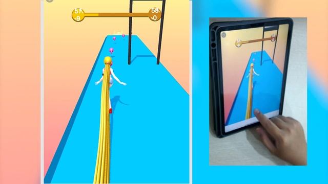 Hair Rush TOP FREE GAME !! Relaxing Gameplay iOS,Android Update Max Level Mobile Game IPMRSM смотреть онлайн