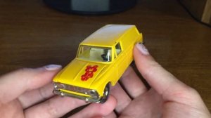 Обзор масштабной модели Москвич-434 Олимпийский мишка (сделано в СССР, модель А6)