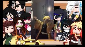 Kamaboko Squad + some hashiras react to TikToks | READ DESCRIPTION | Gacha Demon Slayer |