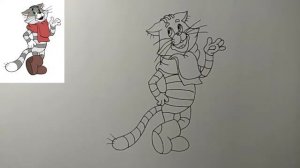 Рисуем кота Матроскина