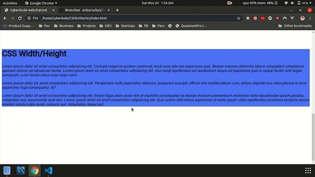 #11 CSS Width & Height- (Tamil) (Tutorial) | CSS3 Course