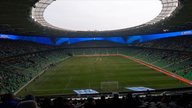 Краснодар-Сочи. Стадион Краснодар изнутри.