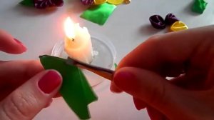 Ободок с анютиными глазками. Канзаши. МК