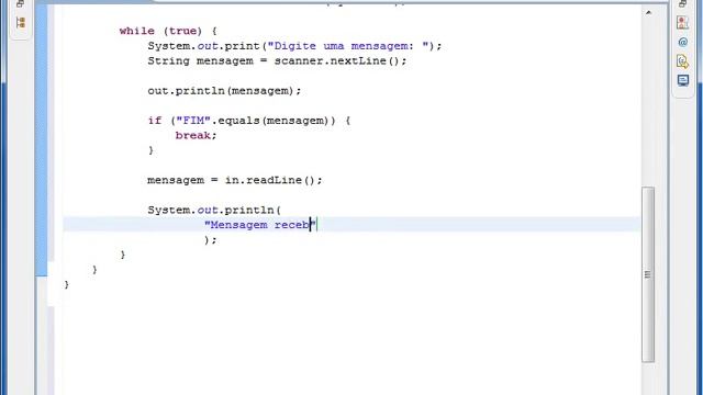 Java - Cliente/Servidor Básico (Parte 2) смотреть онлайн