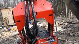 Замена РВД на харвестерной головке SP661