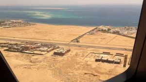 Хургада Посадка ✈ Landing in Hurghada Cocpit заход на посадку самолета Airbus A320 Египет Egypt