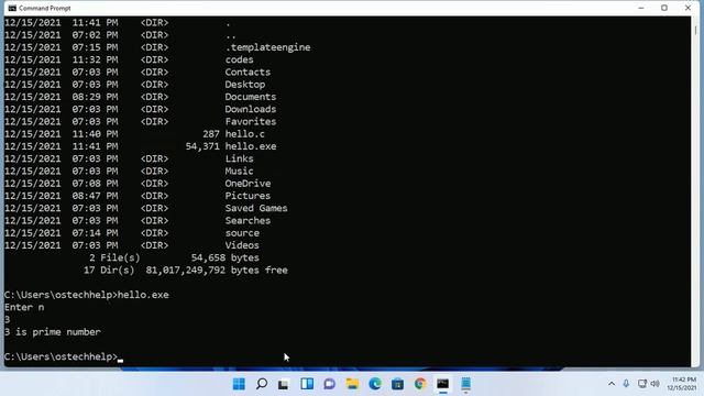 How to compile and run c / c++ program from command prompt in Windows 11 | GCC | G++ | CMD