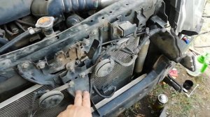 Снять бампер Ниссан Т-31 дизель 2 л. Мойка радиаторов
