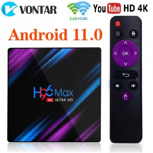 Приставка Смарт-ТВ H96 MAX RK3318, Android 11