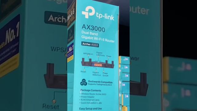 TP-Link Archer AX53 AX3000 Gigabit One Mesh WiFi 6 Dual Band Router#tplink