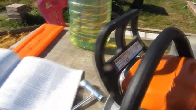 Бензопила STIHL 180 | ПЕРВЫЙ ЗАПУСК и использование | Andromonium TV смотреть онлайн