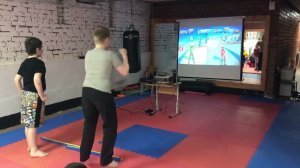 Лыжники kickboxing workout video kickboxing workout