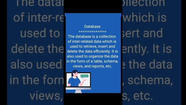 what is database | Programming |c |c++| java #dbms #sql #utechh #utechhkids #utechhkaksha #lovekush