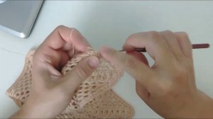 Туника пляжная крючком, урок 2