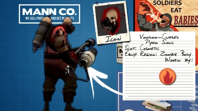 Meet the Voodoo Cursed Pyro Soul - Item Showcase смотреть онлайн