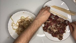 Сочный шашлык на гриле Tefal.