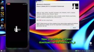 Jailbreak with New CheckRa1n (for Win) all iOS 14.8 - 15.2 - 14.6 | Easy launch