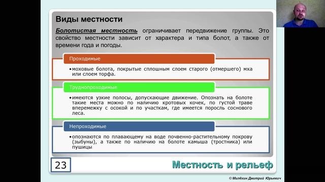 Топография. Местность и рельеф.