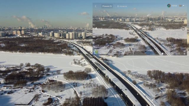 DJI Mini 2 тест на дальность в черте города. 4 км в городе! Mod DJI Fly смотреть онлайн