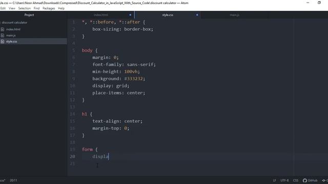 Discount Calculator in JavaScript With Source Code| CodingWithRohani