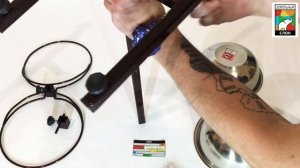 Миски на подставке 2*1,8л. для кормления собак штатив 50см. Кормушка тм Довольный слон.