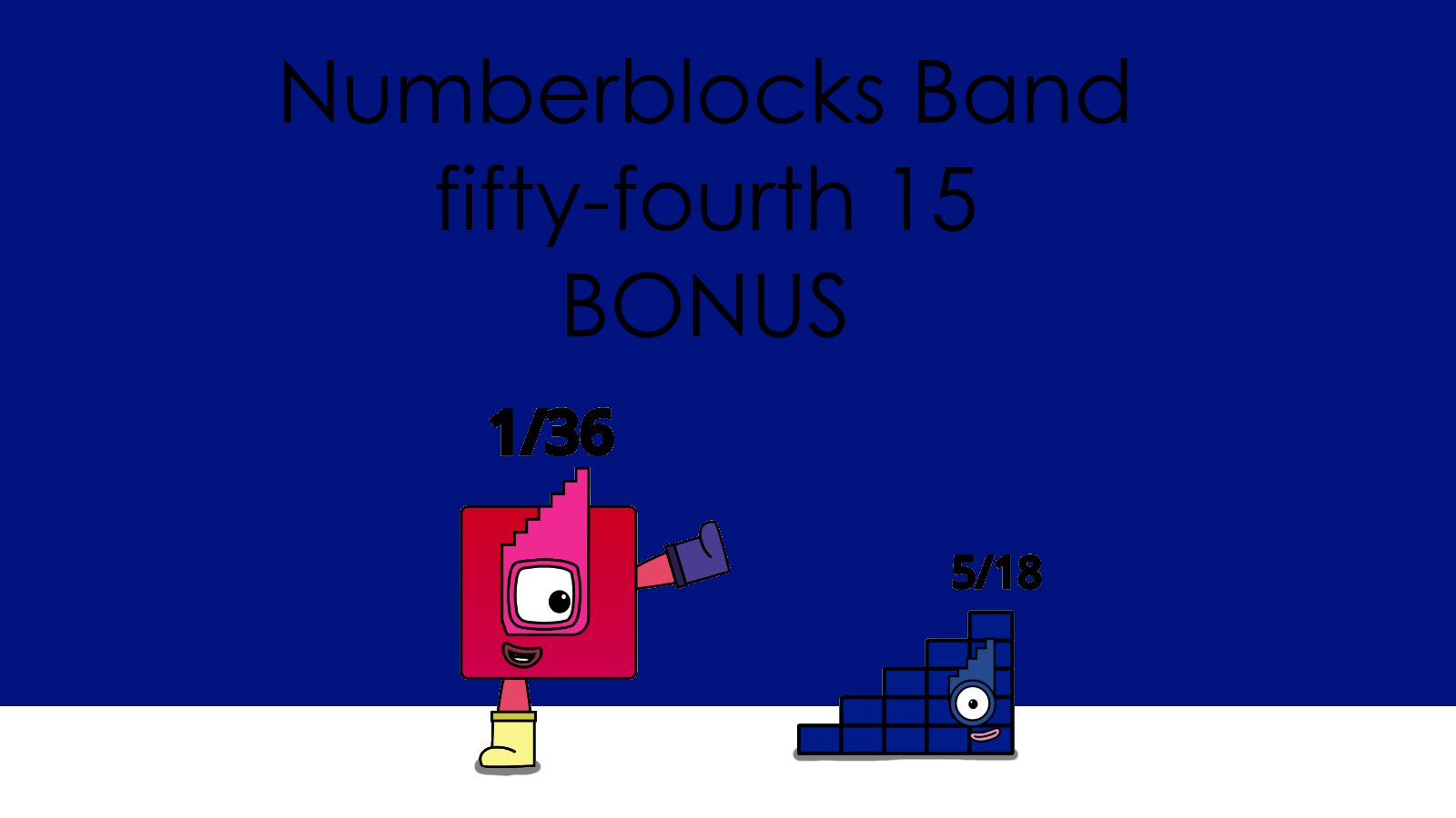 Fifty numberblocks