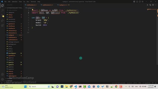 Typescript Tutorial #13 – Modules - آموزش تایپ اسکریپت – جلسه سیزدهم