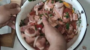 Сочный шашлык из свинины