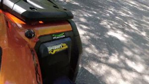 Квадроцикл cf moto cforce 600 eps! Обороты двигателя на скорости 25 км. ч.