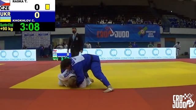 2021 Poreč Quarter +90 kg Raška Tomáš CZE vs Khokhlov Christian UKR смотреть онлайн