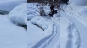 Расход топлива как у большого снегохода? Стелс Stels капитан 150 long