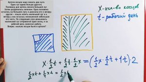 Задача Льва Толстого. Раньше решали в церковно-приходской школе