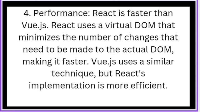 vue.js vs react@applied knowledge and skills