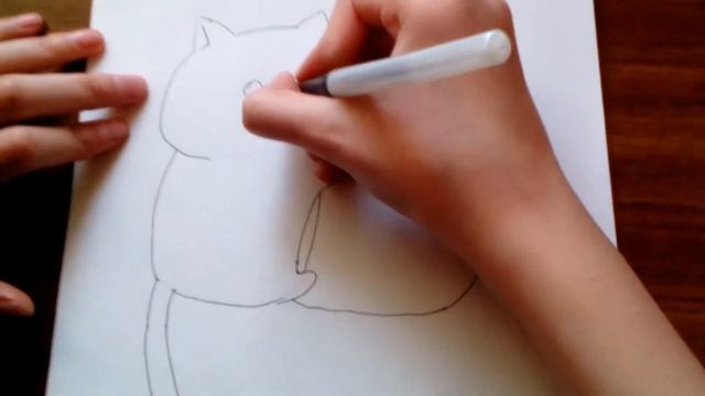 Уроки рисования | Как нарисовать влюбленных няшных котиков | Рисуем легко и просто | #10