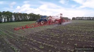 Обработка подсолнечника Евролайтингом. Новый опрыскиватель TETIS 24