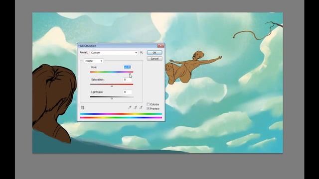 Cell-Shaded Illustration Tutorial - Rope Swing смотреть онлайн