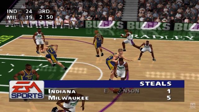 NBA Live 99 - PS1 Gameplay (4K60fps)