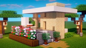 КРАСИВЫЙ ХАЙ-ТЕК ДОМ В МАЙНКРАФТ!