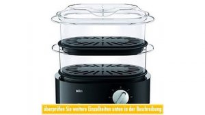 Braun FS 5100 Dampfgarer Identity Collection schwarz