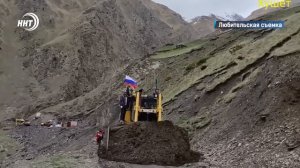 Пробита дорога в село Хушет ВЫСОТА 2062 м ДОБИРАЛИСЬ НА ИШАКАХ И ВЕРТАЛЕТ Кавказ,