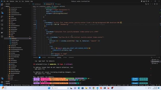 Enhancing User Experience: How to Create a Dynamic React Navbar Design Change on Scroll