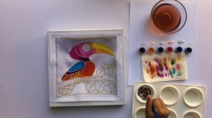 Batik Toucan Painting