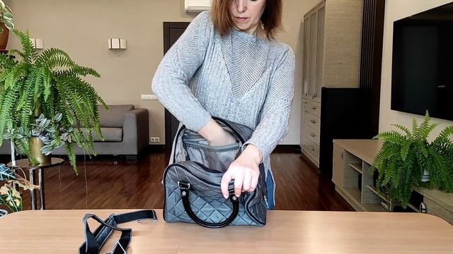 Дорожная сумка Polar П7100 (серая) смотреть онлайн