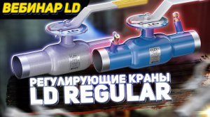 LD REGULA - РЕГУЛИРУЮЩИЕ КРАНЫ - ВЕБИНАР LD