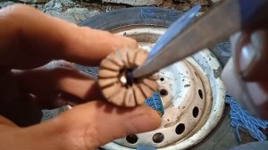 лепестковый круг или диск для дрели