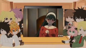 Anime characters react to each other || Gacha Club || Spy x Family || 1/4
