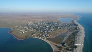 Штормовое, Республика Крым. Вид с высоты птичьего полета.