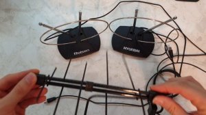 Сравнение ТВ DVB-T2 антенн Rolsen RDA-90, Hyundai H-TAI120, Дельта К132